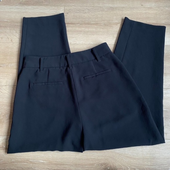Wilfred Aritzia Tie Front Pants black trouser pants no belt size 8 - Picture 8 of 12